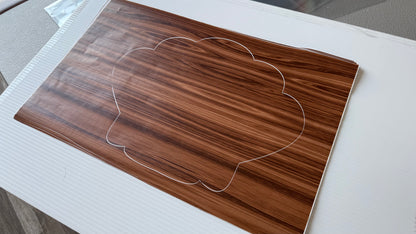 Stencil - Sea Shell - Easy Liner Removable Adhesive Contact Paper