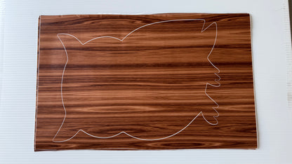 Stencil - Owl - Easy Liner Removable Adhesive Contact Paper