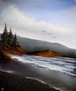 Painting #2476 - 20x24" Canvas - Sunset Seascape painted 6-4-26