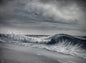 Painting #2637 - 18x24" Canvas - Black and White Seascape painted 10-3-26
