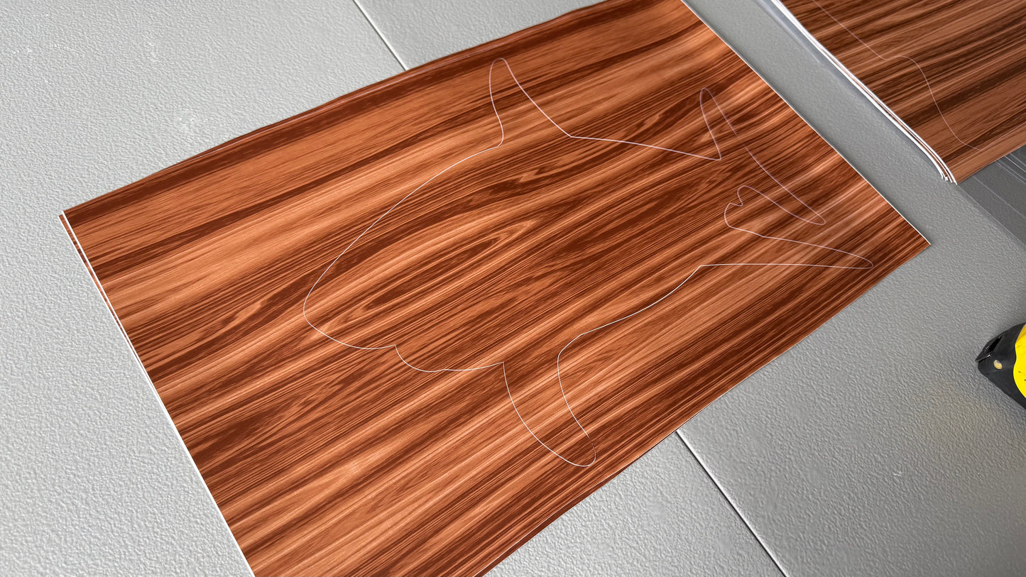 Stencil - Bull Shark - Easy Liner Removable Adhesive Contact Paper