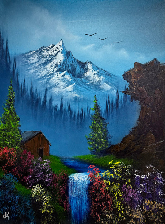 Painting 1593 - Custom Spring Cabin Brian Cook