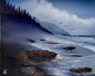 Painting #2005 - 16x20" Canvas - Oregon Coast Seascape painted 8-20-25