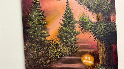 Painting #2021 - 16x20" Canvas - Autumn Landscape painted 8-27-25