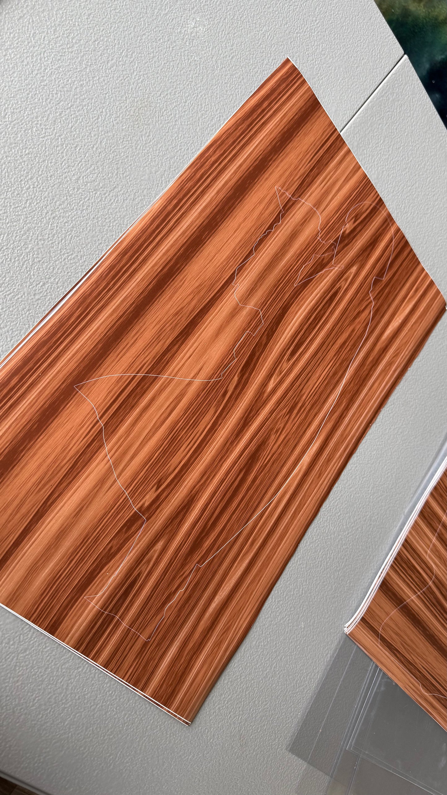 Stencil - Mando & Grogu - Easy Liner Removable Adhesive Contact Paper