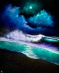 Painting #2190 - 24x30" Canvas - Crashing Wave Seascape painted 12-15-25