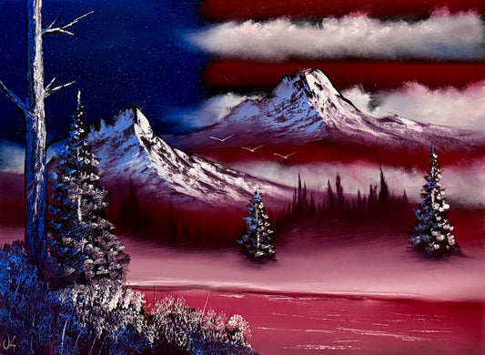 Painting #TBD - 18x24" Canvas - Flagscape painted TBD