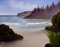 Painting #2314 - 16x20" Canvas - Day Seascape painted 3-1-26