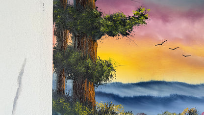 Painting #1978 - 20x24" Canvas - Smoky Mountains painted 8-5-25