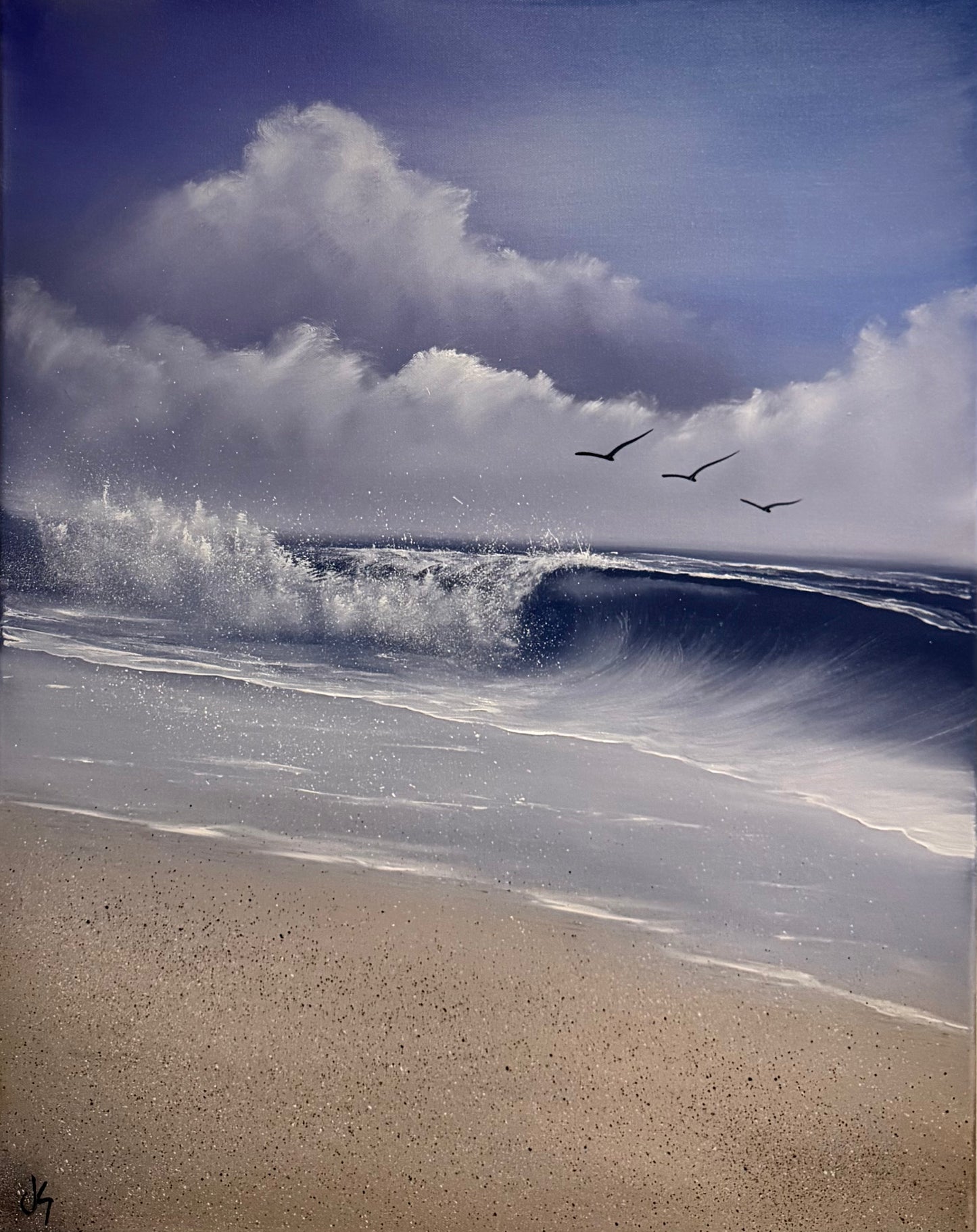 GROUP Painting Class - Day Time Seascape with PaintWithJosh