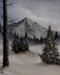 Painting #2189 - 16x20" Canvas - Mt Hood Landscape painted 12-15-25