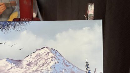 Painting #2053 - 18x24" Canvas - Mountain Landscape painted 9-13-25