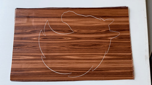 Stencil - Horse Head - Easy Liner Removable Adhesive Contact Paper