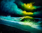 Painting #2550 - 24x30" Canvas - Crashing Waves Seascape painted 8-14-26