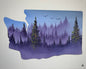 Painting #2043 - 16x20" Canvas - Washington Forest painted 9-7-25
