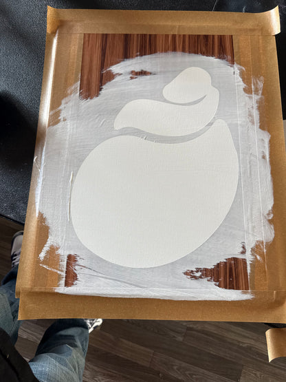 Painting #2034 - 16x20" Canvas - Conch Shell Seascape painted 9-4-25