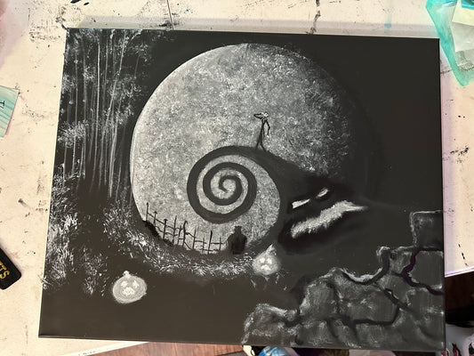 Painting #1513 - 16x20" Canvas - NMBC Scene