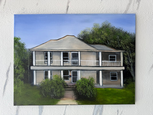 Painting #1839 - 18x24" Canvas - The McKenzie House painted 5-9-25