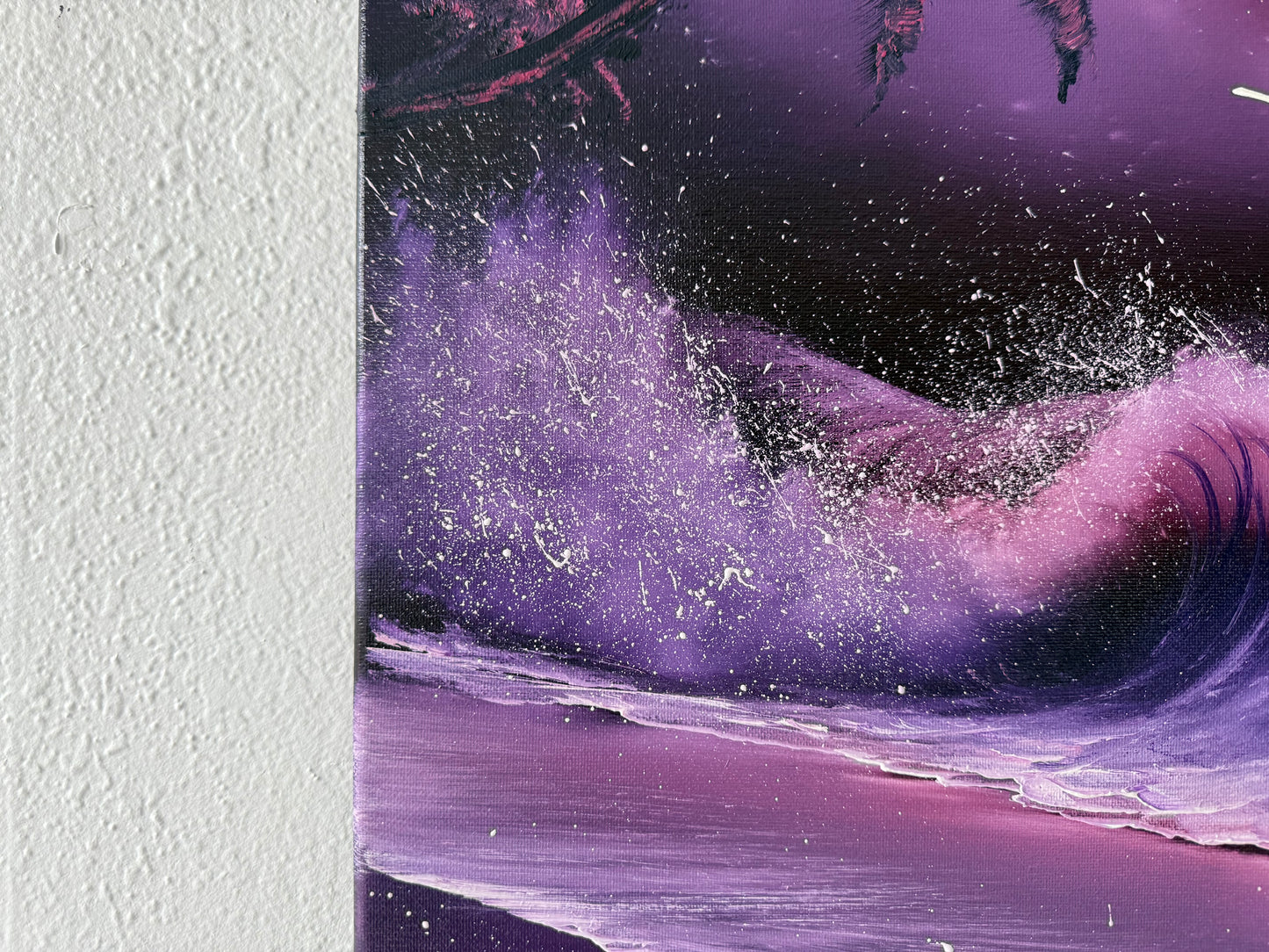 Painting #1842 - 16x20" Canvas - Mother's Day Seascape painted 5-11-25