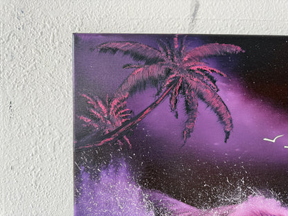 Painting #1842 - 16x20" Canvas - Mother's Day Seascape painted 5-11-25