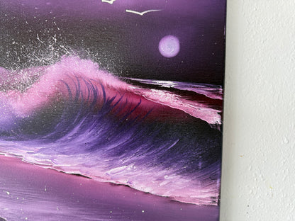 Painting #1842 - 16x20" Canvas - Mother's Day Seascape painted 5-11-25