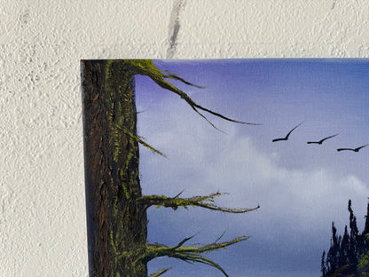 Painting #1856 - 16x20" Canvas - Oregon Coast Seascape painted 5-19-25