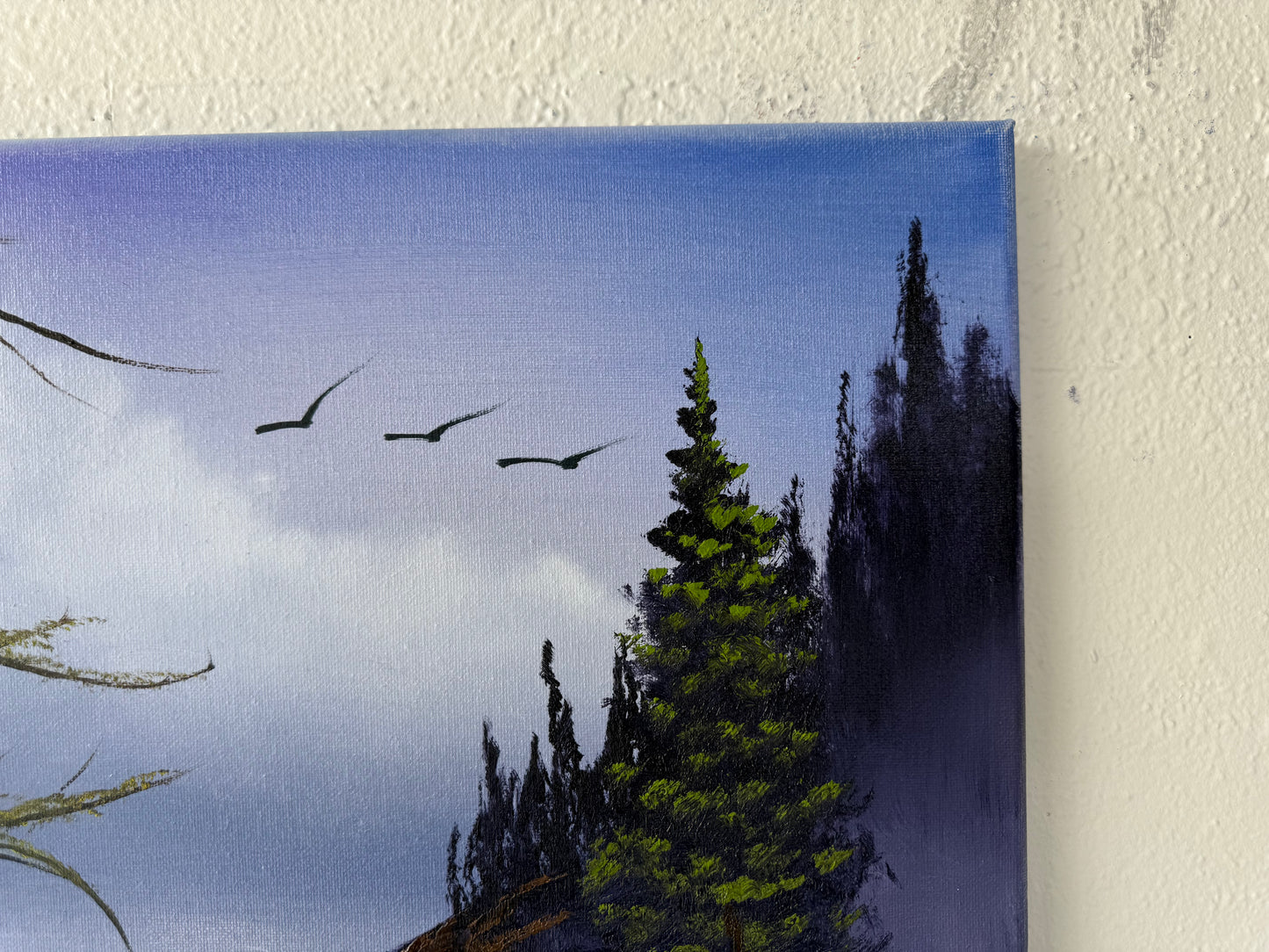 Painting #1856 - 16x20" Canvas - Oregon Coast Seascape painted 5-19-25