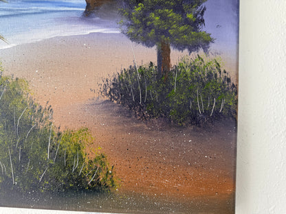 Painting #1856 - 16x20" Canvas - Oregon Coast Seascape painted 5-19-25