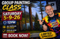 GROUP Painting Class - 12pm - Oregon Coast Seascape with PaintWithJosh Saturday 5-9-26