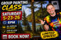 GROUP Painting Class - 12pm - Oregon Coast Seascape with PaintWithJosh Saturday 5-23-26