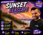 GROUP Painting Class - 12pm - Coastal Sunset Seascape with PaintWithJosh Saturday 6-6-26