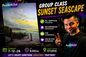 GROUP Painting Class - 6pm - Sunset Seascape with PaintWithJosh Sunday 7-12-26