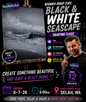 GROUP Painting Class - 6pm - Black and White Seascape with PaintWithJosh Friday 8-7-26