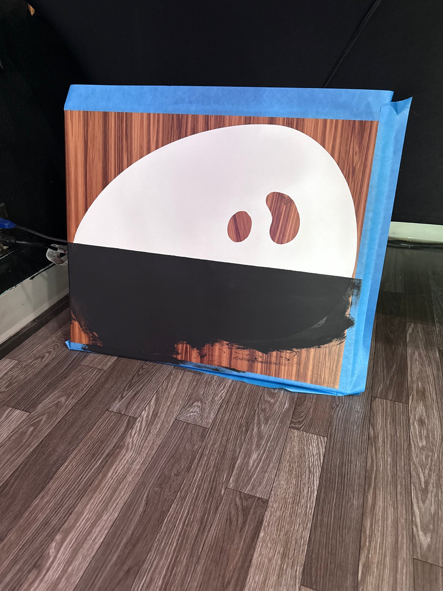 Painting #1981 - 20x24" Canvas - Palette Seascape painted 8-7-25