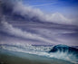 Painting #2665 - 20x24" Canvas - Stormy Seascape painted 10-29-26