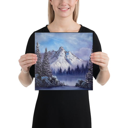Canvas Print - Limited Edition - Winters Still - Premium Quality Expressionist Winter Landscape by PaintWithJosh