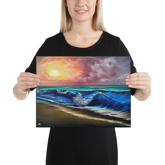 Canvas Print - Limited Edition - Pirate&#39;s Bay Seascape by PaintWithJosh