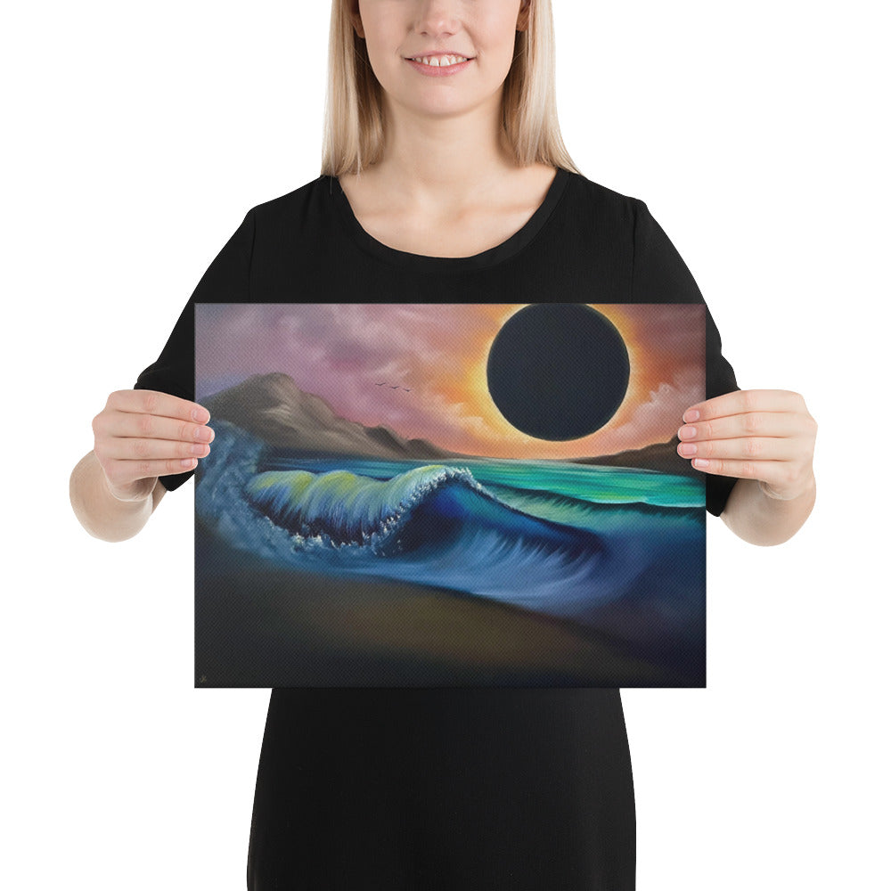 Canvas Print - Limited Edition - Elysium - Eclipse Seascape by PaintWithJosh
