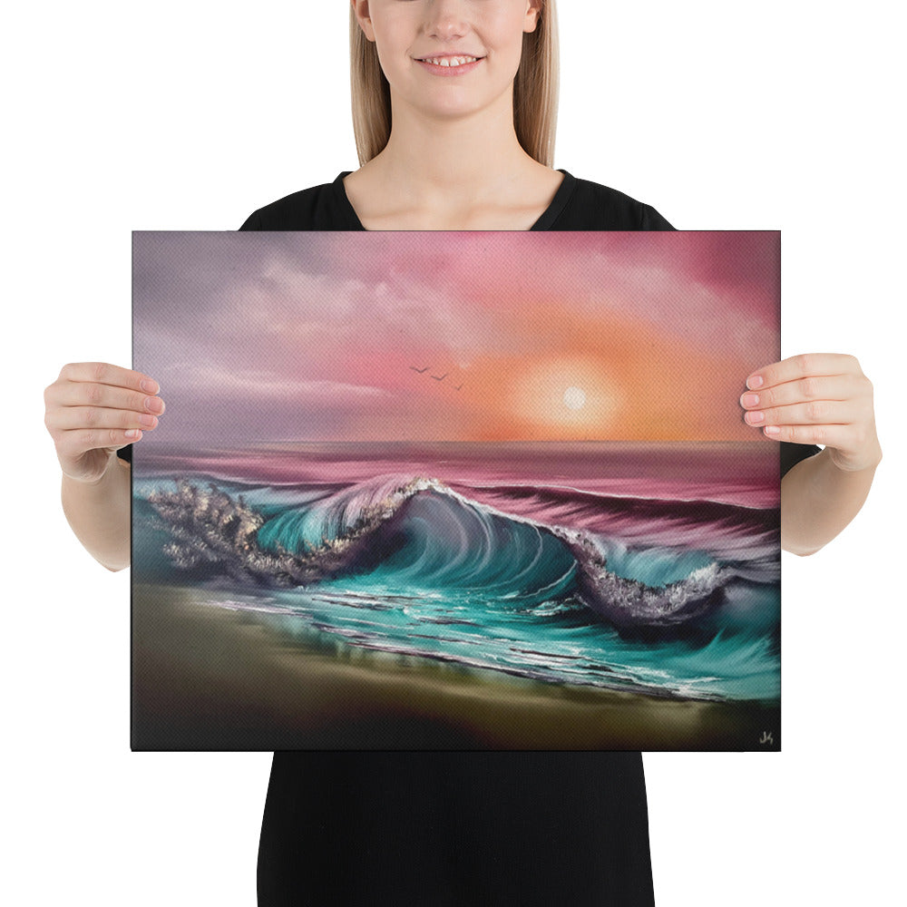 Canvas Print - Deathly Shallows Seascape by PaintWithJosh