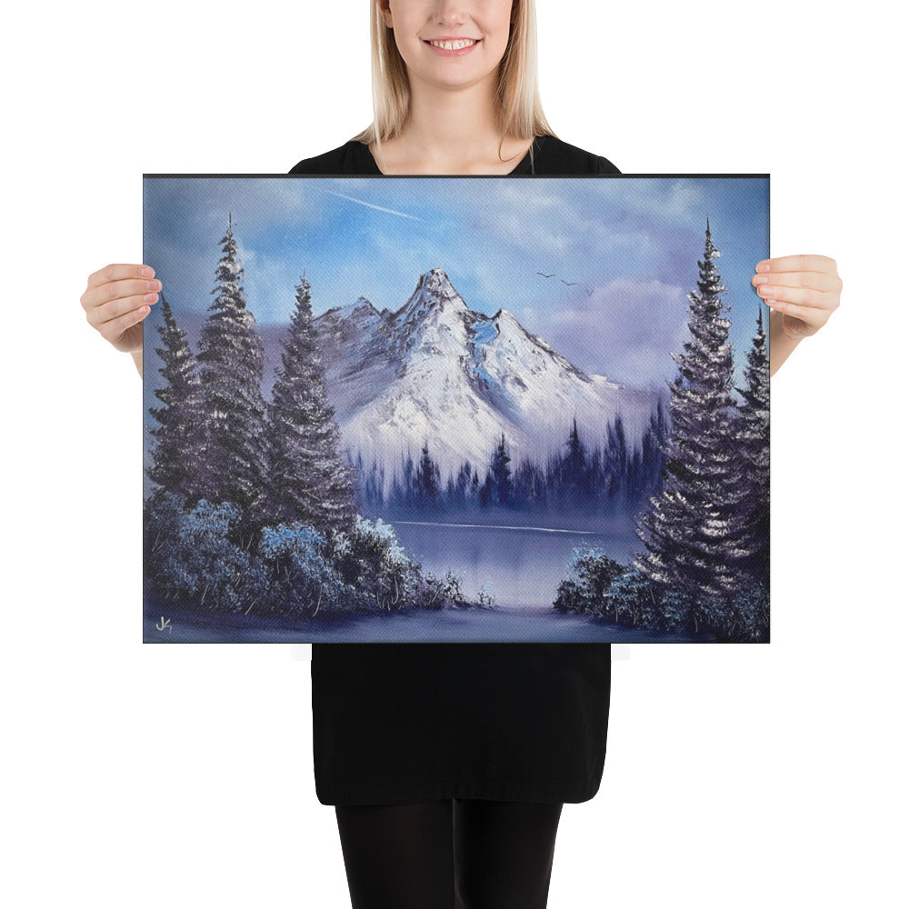 Canvas Print - Limited Edition - Winters Still - Premium Quality Expressionist Winter Landscape by PaintWithJosh