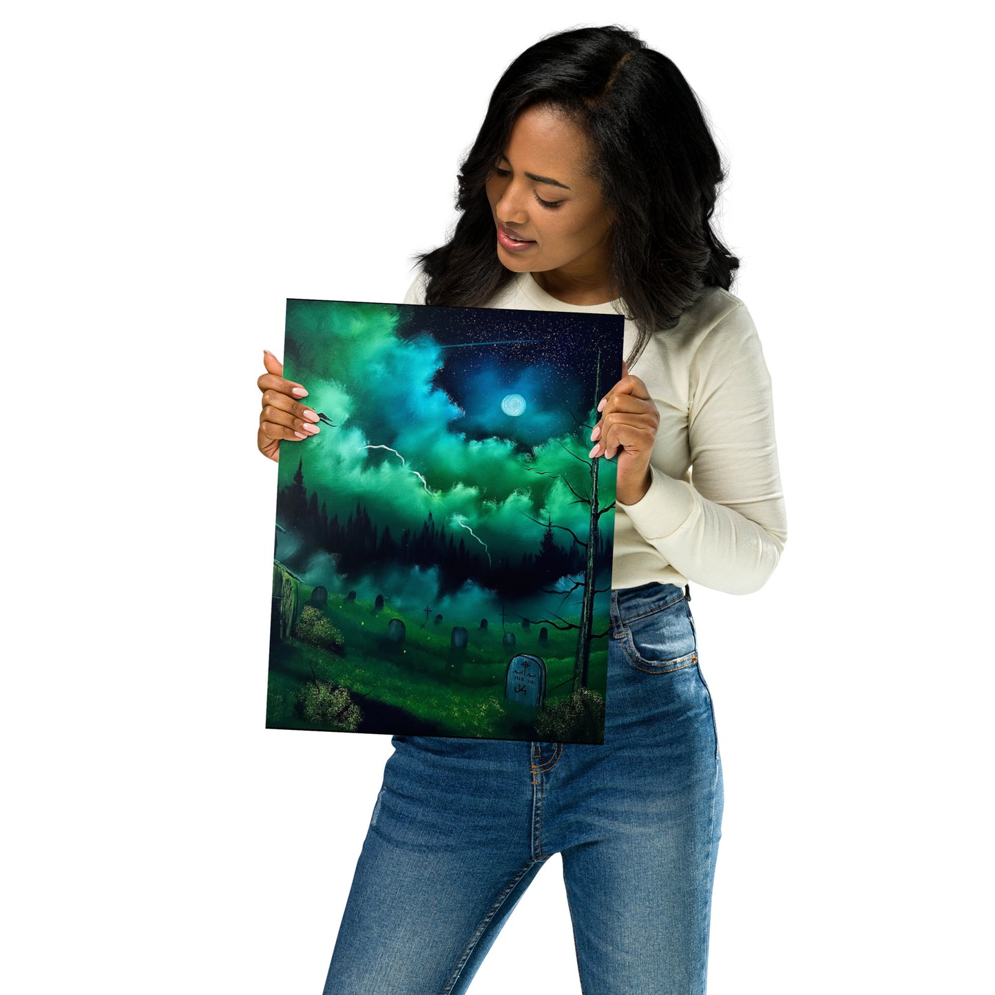 Poster Print - Flight of the Nazgúl Halloween Landscape by PaintWithJosh