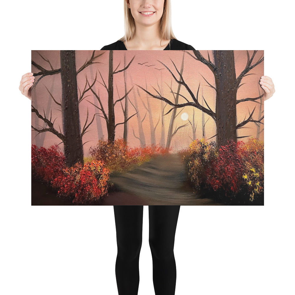 Poster Print - Desolate Autumn Path by PaintWithJosh