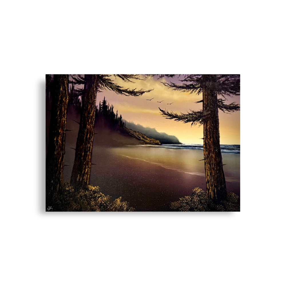 Poster Print - Sunset on the Oregon Coast by PaintWithJosh – Paint
