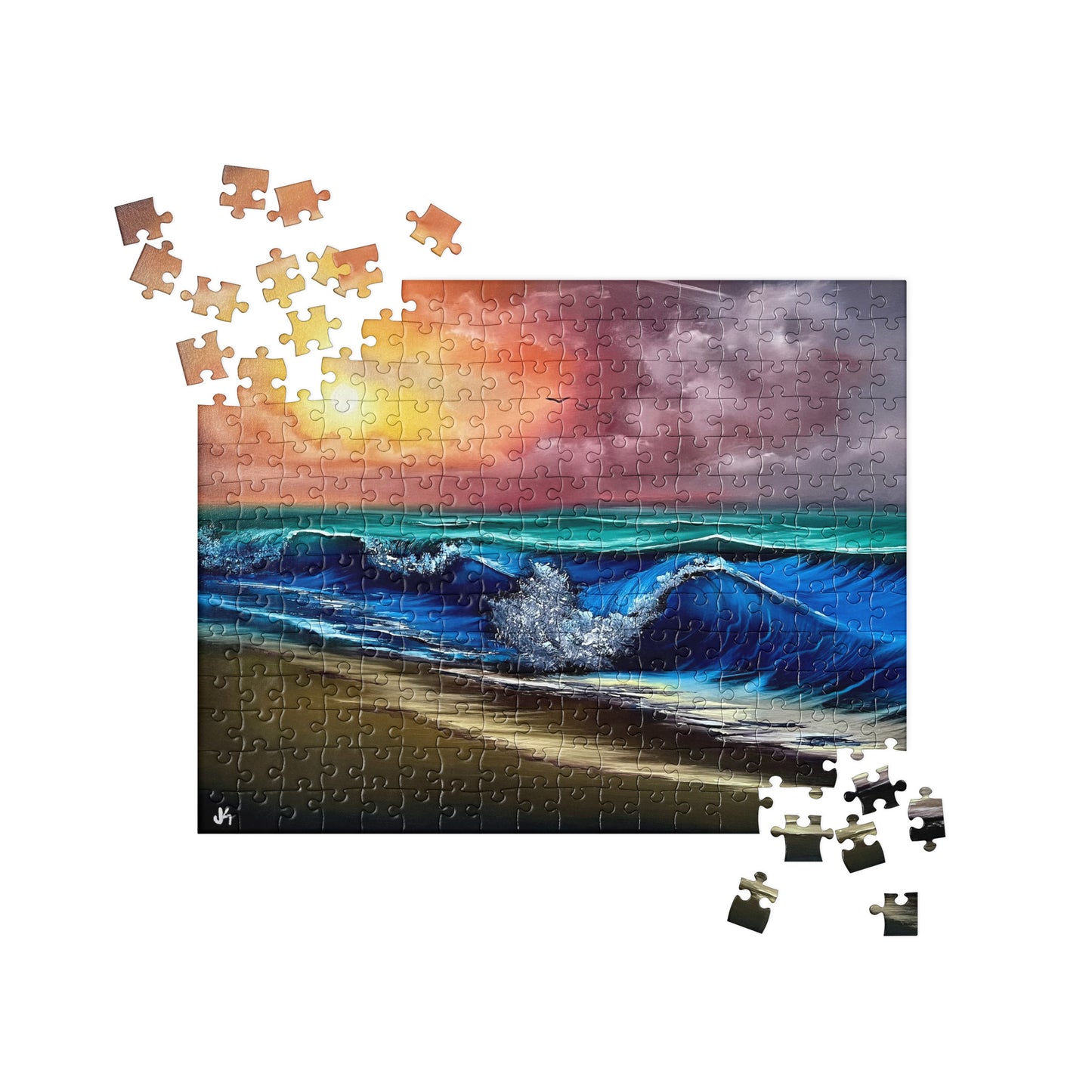 Puzzle - Pirate&#39;s Bay Seascape by PaintWithJosh
