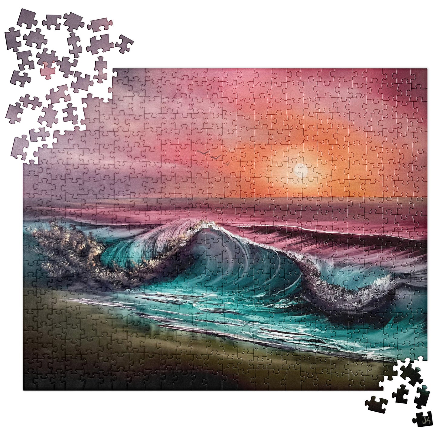 Puzzle - Deathly Shallows Seascape by PaintWithJosh