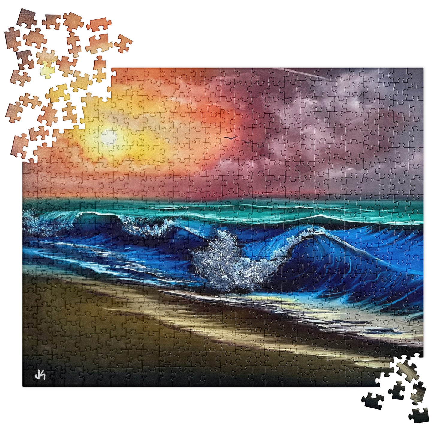 Puzzle - Pirate&#39;s Bay Seascape by PaintWithJosh
