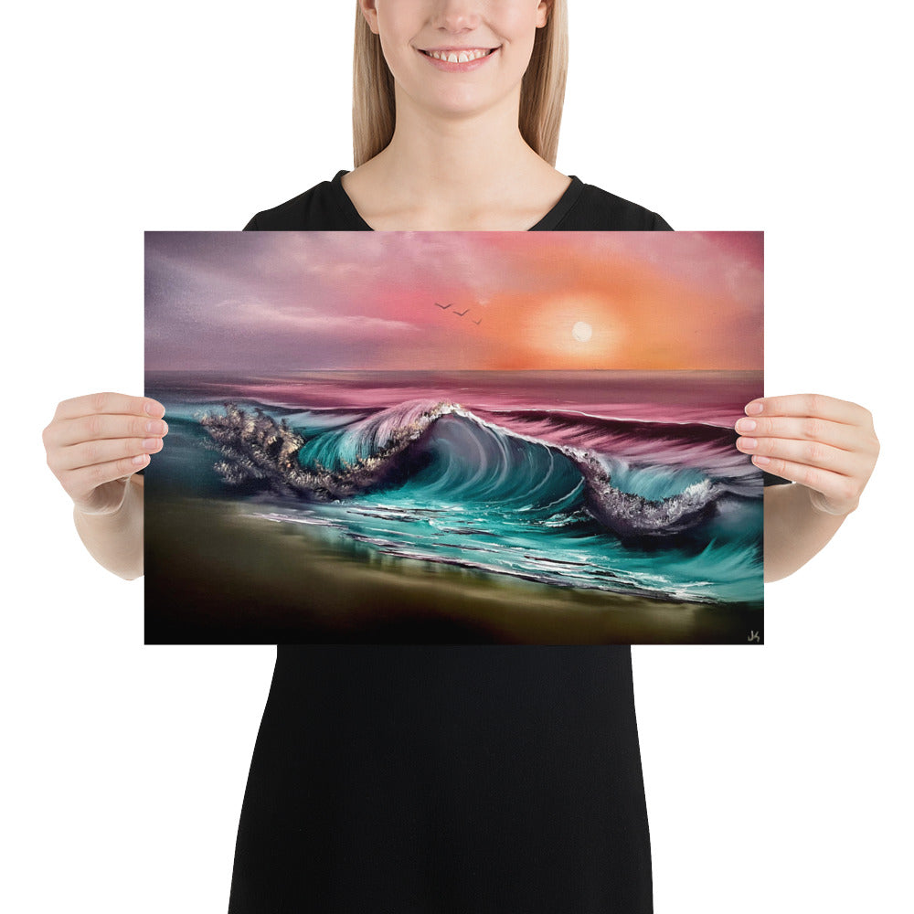 Poster - Deathly Shallows Seascape by PaintWithJosh