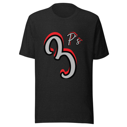 Clothing - 3 P's of PaintWithJosh Silver / Red unisex T-shirt