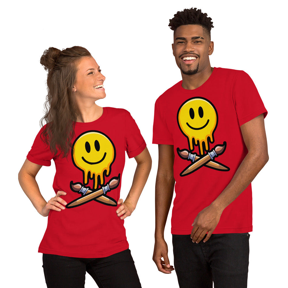 The Grinning Painter t-shirt - Front Print