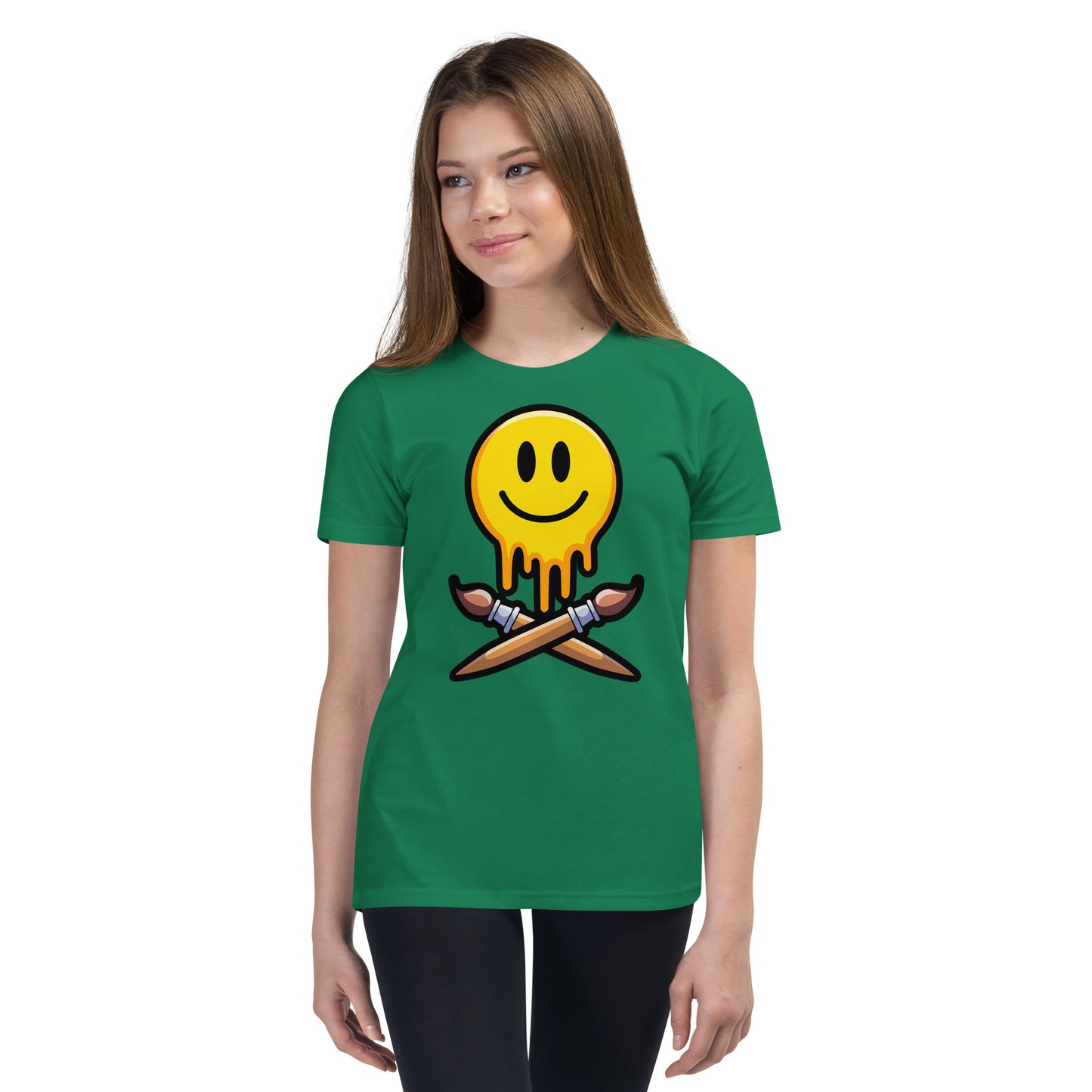 Clothing - The Grinning Painter Kids T-Shirt - Front Print